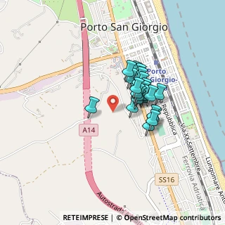 Mappa Via, 63822 Porto San Giorgio FM, Italia (0.2963)
