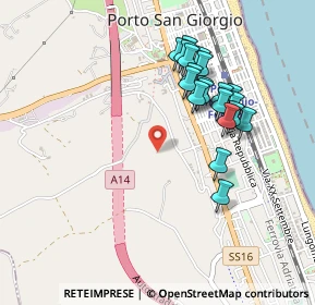 Mappa Via, 63822 Porto San Giorgio FM, Italia (0.455)