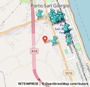 Mappa Via, 63822 Porto San Giorgio FM, Italia (0.501)