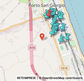 Mappa Via, 63822 Porto San Giorgio FM, Italia (0.479)