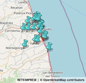 Mappa Via, 63822 Porto San Giorgio FM, Italia (10.938)