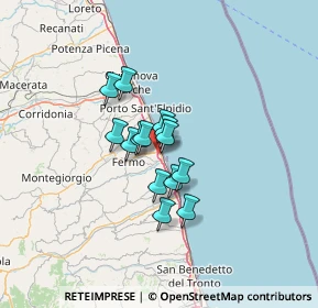 Mappa Via, 63822 Porto San Giorgio FM, Italia (8.32643)