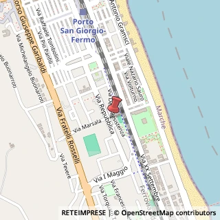 Mappa Via Repubblica, 32, 63822 Porto San Giorgio, Fermo (Marche)
