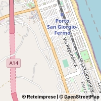 Kort Porto San Giorgio