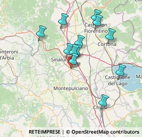 Mappa Via Enrico Benedetti, 53049 Torrita di Siena SI, Italia (13.93667)