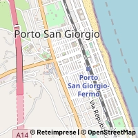 Kaart Porto San Giorgio