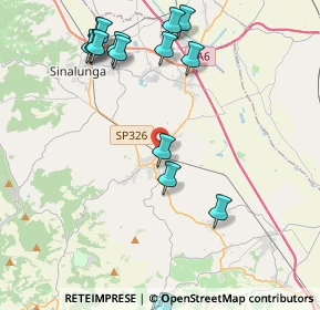 Mappa Via Achille Grandi, 53049 Torrita di Siena SI, Italia (6.017)