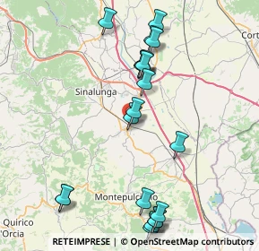 Mappa Via Achille Grandi, 53049 Torrita di Siena SI, Italia (9.289)