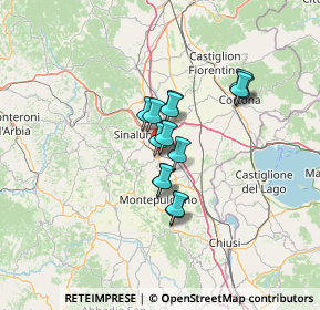 Mappa Via Achille Grandi, 53049 Torrita di Siena SI, Italia (9.24357)