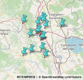 Mappa Via Achille Grandi, 53049 Torrita di Siena SI, Italia (10.958)