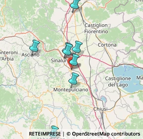 Mappa Via Achille Grandi, 53049 Torrita di Siena SI, Italia (21.75643)