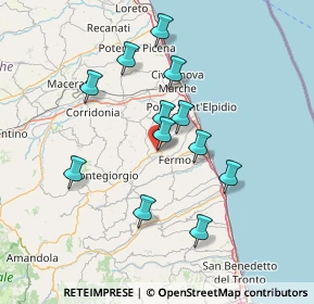 Mappa Via V. Taccari, 63900 Fermo FM, Italia (13.29667)