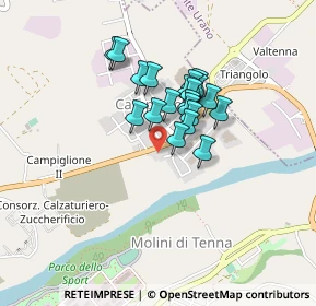 Mappa Via V. Taccari, 63900 Campiglione FM, Italia (0.3105)