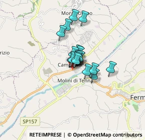 Mappa Via V. Taccari, 63900 Campiglione FM, Italia (0.8715)