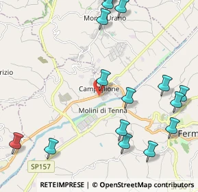 Mappa Via V. Taccari, 63900 Campiglione FM, Italia (2.96944)