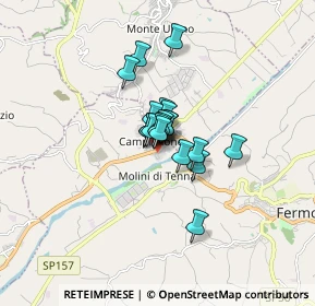 Mappa Via Carlo Concetti, 63900 Campiglione FM, Italia (0.8605)