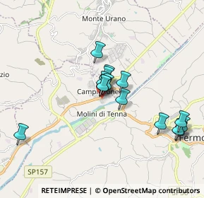 Mappa Via Carlo Concetti, 63900 Campiglione FM, Italia (1.61667)
