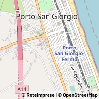 Kort Porto San Giorgio