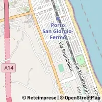 Kort Porto San Giorgio