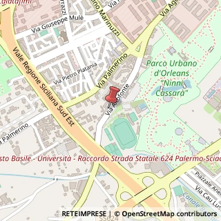 Mappa Via Altofonte, 73, 90129 Altofonte, Palermo (Sicilia)