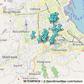 Mappa Viale Regione Siciliana Sud Est, 90124 Palermo PA, Italia (1.52235)