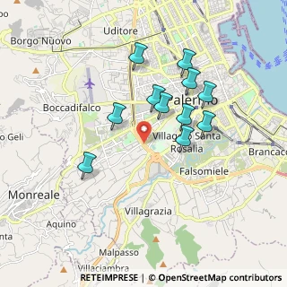 Mappa Viale Regione Siciliana Sud Est, 90124 Palermo PA, Italia (1.76)