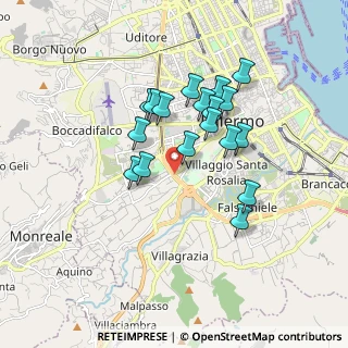 Mappa Viale Regione Siciliana Sud Est, 90124 Palermo PA, Italia (1.64222)