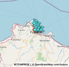 Mappa Viale Regione Siciliana Sud Est, 90124 Palermo PA, Italia (18.18182)