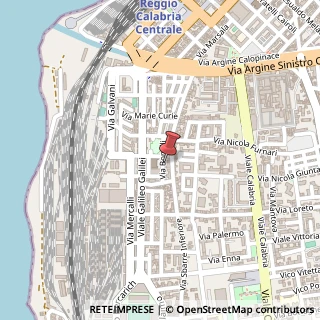 Mappa Via Torricelli Ferrovieri, 49, 89129 Reggio di Calabria, Reggio di Calabria (Calabria)