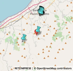 Mappa 98053 Castroreale ME, Italia (4.67)