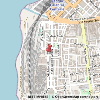 Mappa Via Mercalli, 34, 89129 Reggio di Calabria, Reggio di Calabria (Calabria)