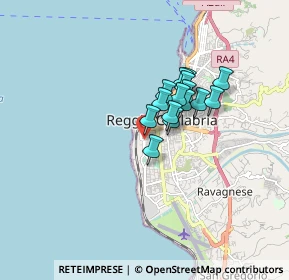 Mappa Viale Galileo Galilei, 89129 Reggio di Calabria RC, Italia (1.25)