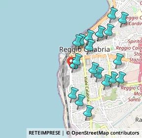 Mappa Viale Galileo Galilei, 89129 Reggio di Calabria RC, Italia (1.0695)