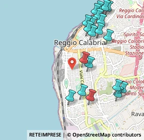 Mappa Via Loreto, 89129 Reggio di Calabria RC, Italia (1.303)