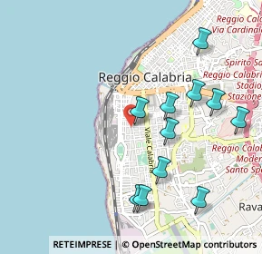 Mappa Via Loreto, 89129 Reggio di Calabria RC, Italia (1.15455)