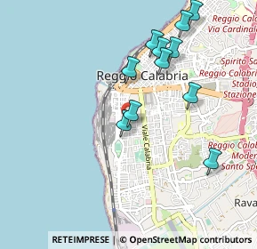Mappa Via Loreto, 89129 Reggio di Calabria RC, Italia (1.06273)