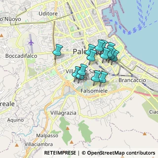 Mappa Via Carmelo Raiti, 90128 Palermo PA, Italia (1.39733)