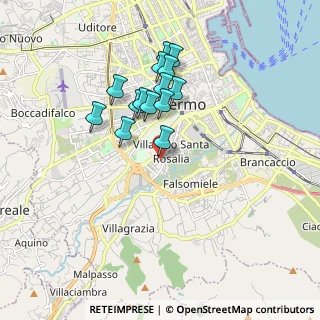 Mappa Via Carmelo Raiti, 90128 Palermo PA, Italia (1.7)