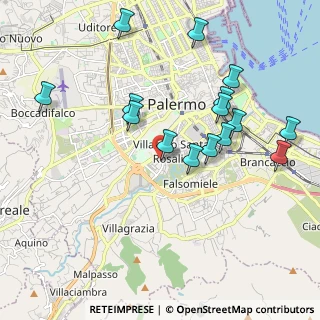 Mappa Via Carmelo Raiti, 90128 Palermo PA, Italia (2.29533)