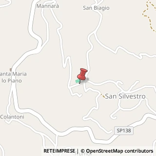 Mappa contrada san silvestro, 20, 98060 Assoro, Enna (Sicilia)