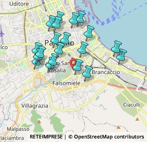 Mappa Via Villagrazia, 90039 Palermo PA, Italia (1.9425)