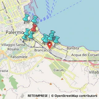Mappa Via Prospero Favier, 90124 Palermo PA, Italia (1.7)