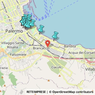 Mappa Via Prospero Favier, 90124 Palermo PA, Italia (2.86529)