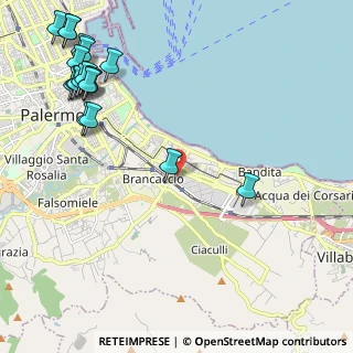 Mappa Via Prospero Favier, 90124 Palermo PA, Italia (3.37842)