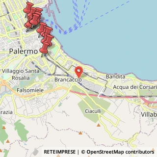 Mappa Via Prospero Favier, 90124 Palermo PA, Italia (3.735)