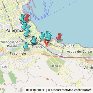 Mappa Via Prospero Favier, 90124 Palermo PA, Italia (2.05)