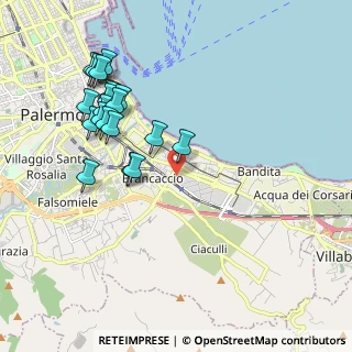 Mappa Via Prospero Favier, 90124 Palermo PA, Italia (2.34)