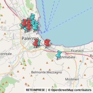 Mappa Via Prospero Favier, 90124 Palermo PA, Italia (4.63)