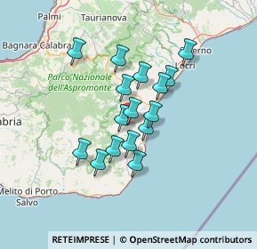 Mappa Via Sigillò, 89030 Caraffa del Bianco RC, Italia (11.36188)