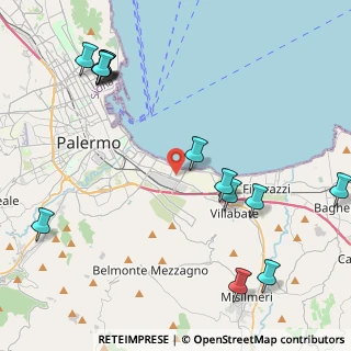 Mappa 90039 Palermo PA, Italia (6.07786)